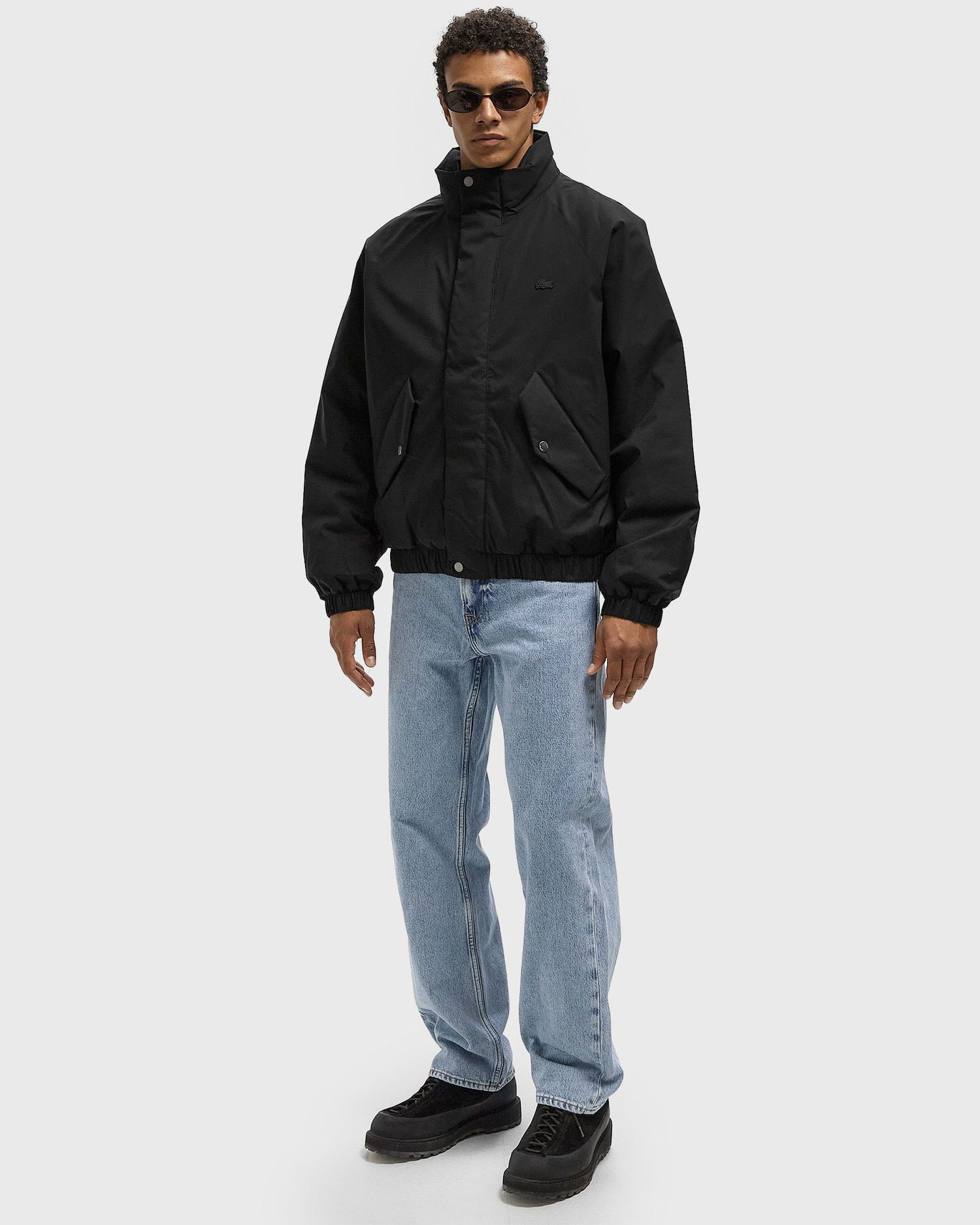 Bomberjakke Lacoste Padded High-Collar Bomber Jacket Sort | BH5142-031, 1