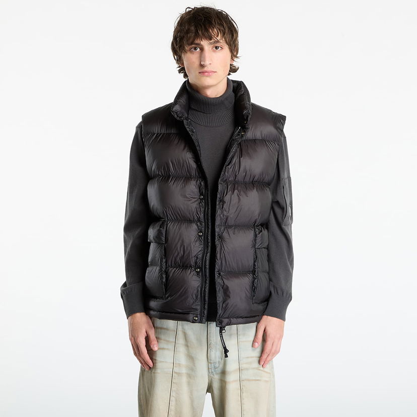Vest C.P. Company D.D. Shell Down Gilet Black Sort | 19CMVE192A110416A-999