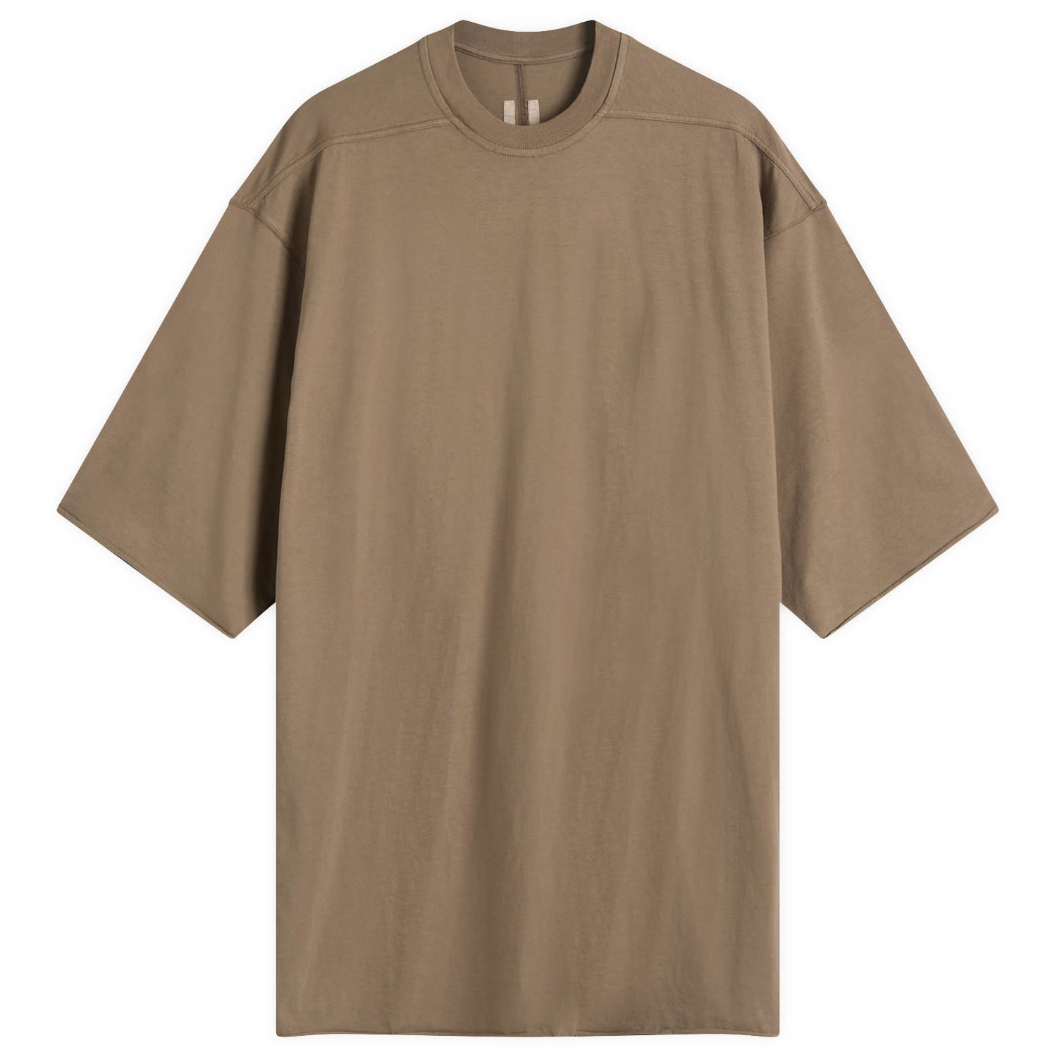 T-shirt Rick Owens Rick Owens Jumbo Short Sleeve T-Shirt Brun | RO01E7273-JA-34, 1