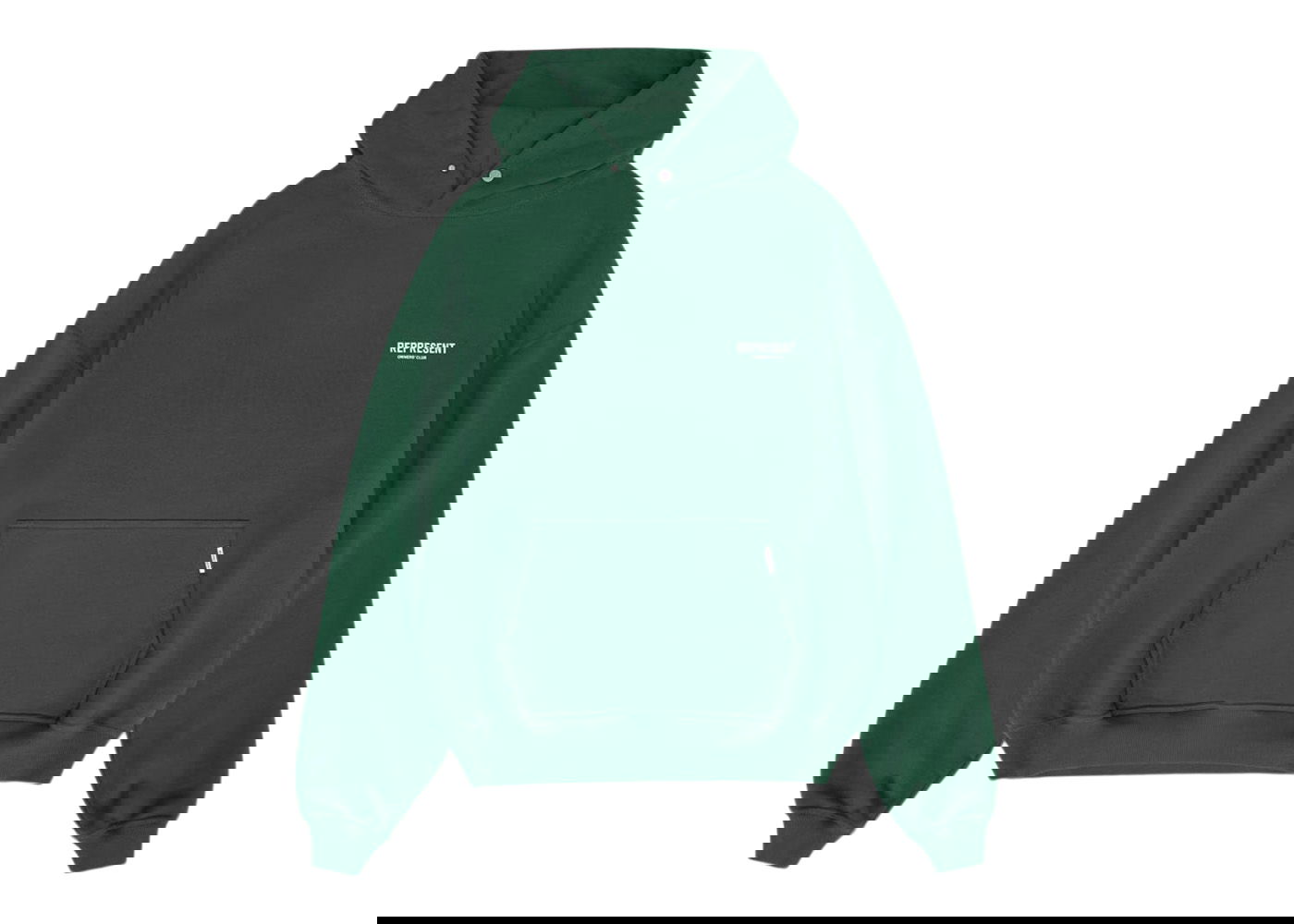 Sweatshirt Represent Clo Represent Owner's Club Hoodie Racing Green/White Grøn | M04153-62, 0