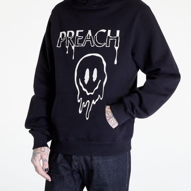Sweatshirt PREACH Regular Distorted Smiley H GOTS Sort | 206247 900, 4
