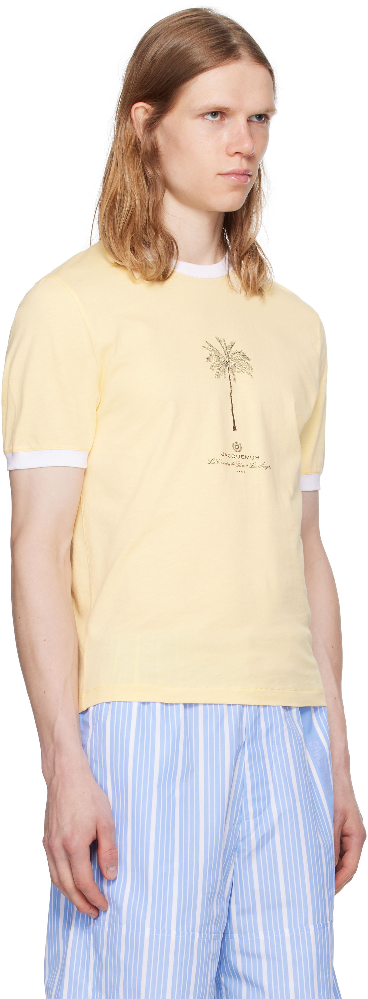 T-shirt Jacquemus Jacquemus 'The Venice' T-Shirt Gul | 25E255JS281-2463, 1