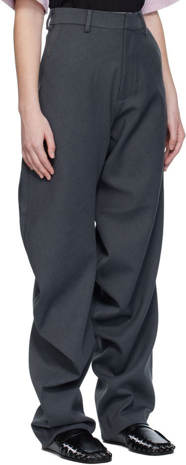 Bukser Charles Jeffrey Loverboy Charles Jeffrey LOVERBOY Topsy Turvy Wide-Leg Trousers Grå | 52030406, 1