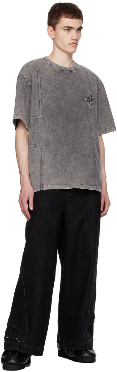 T-shirt Feng Chen Wang Feng Chen Wang Faded T-Shirt Grå | FMF16TS02, 3