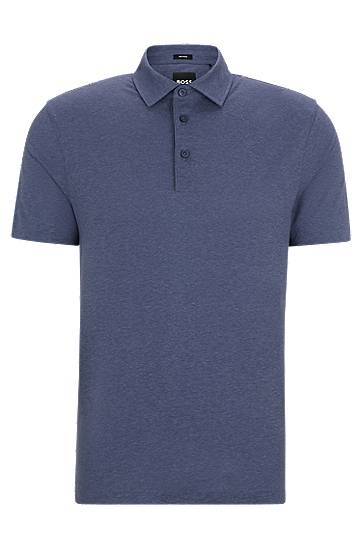 Polo skjorte BOSS Slim-Fit Polo Shirt Blå | 50518767