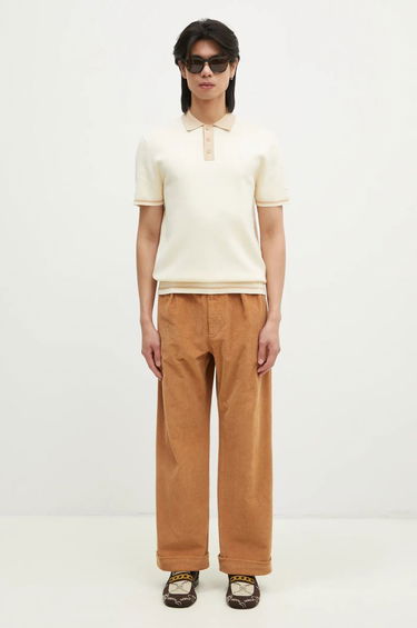 Polo skjorte Filling Pieces Knit Polo Shirt Beige | 80713666003, 4