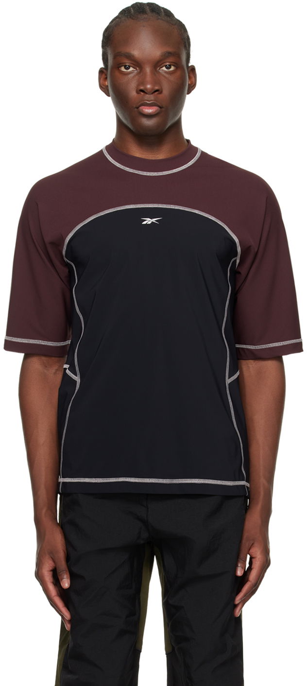 T-shirt Reebok Classics Ribbed Training T-Shirt Sort | RMVA001C99FAB0011028, 0