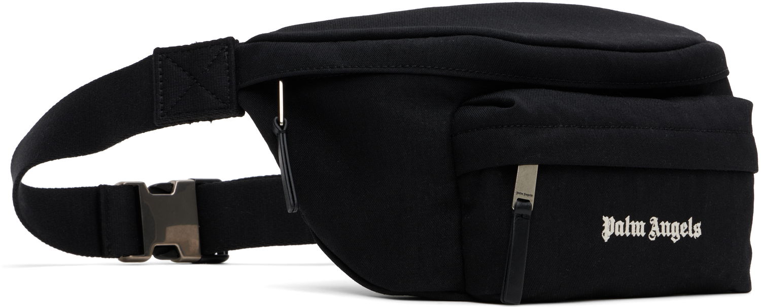 Taljetaske Palm Angels Logo Fanny Pack Sort | PMNO009C99FAB0011001, 1