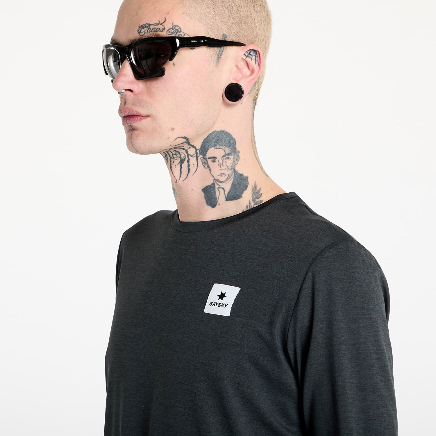 T-shirt Saysky SAYSKY Clean Pace Long Sleeve T-Shirt Sort | XMRLS20C9001, 1