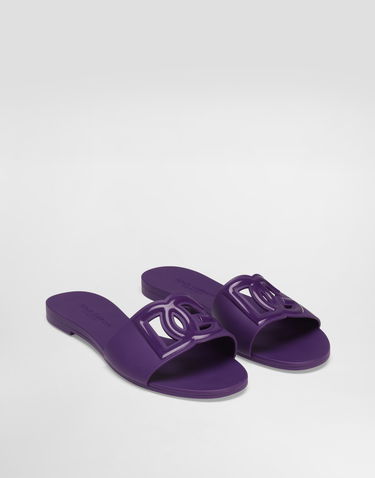 Tilbehør Dolce & Gabbana Dolce & Gabbana Rubber Slides Lilla | CW2215AN9948H438, 1