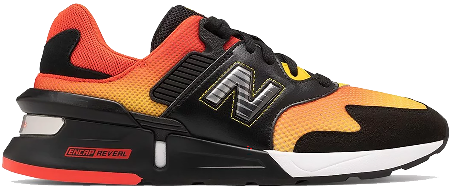 Sneakers og sko New Balance Kawhi Leonard x 997 Sunset Pack "Black Orange Red" Sort | MS997KL2, 0