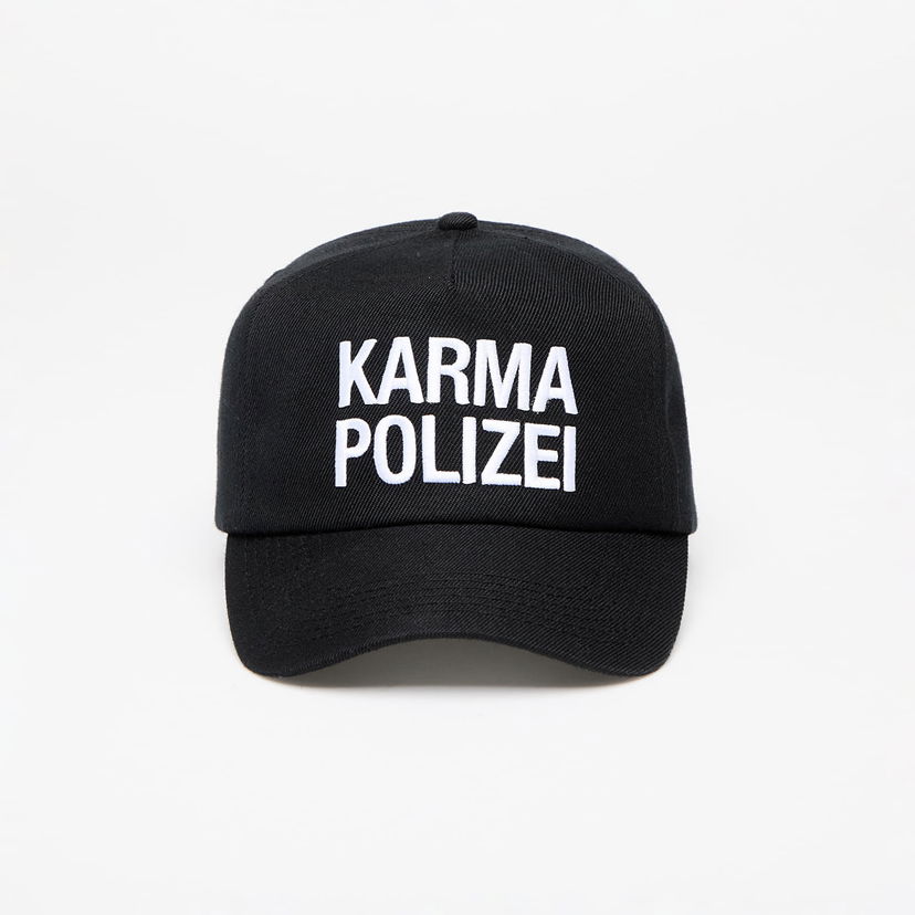 Kasket Pleasures Karma Snapback Black Sort | P24SU067 BLACK