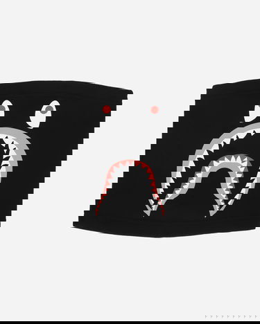 Tørklæde BAPE Shark Motif Neck Warmer Sort | 001GDK801012M BLK, 3