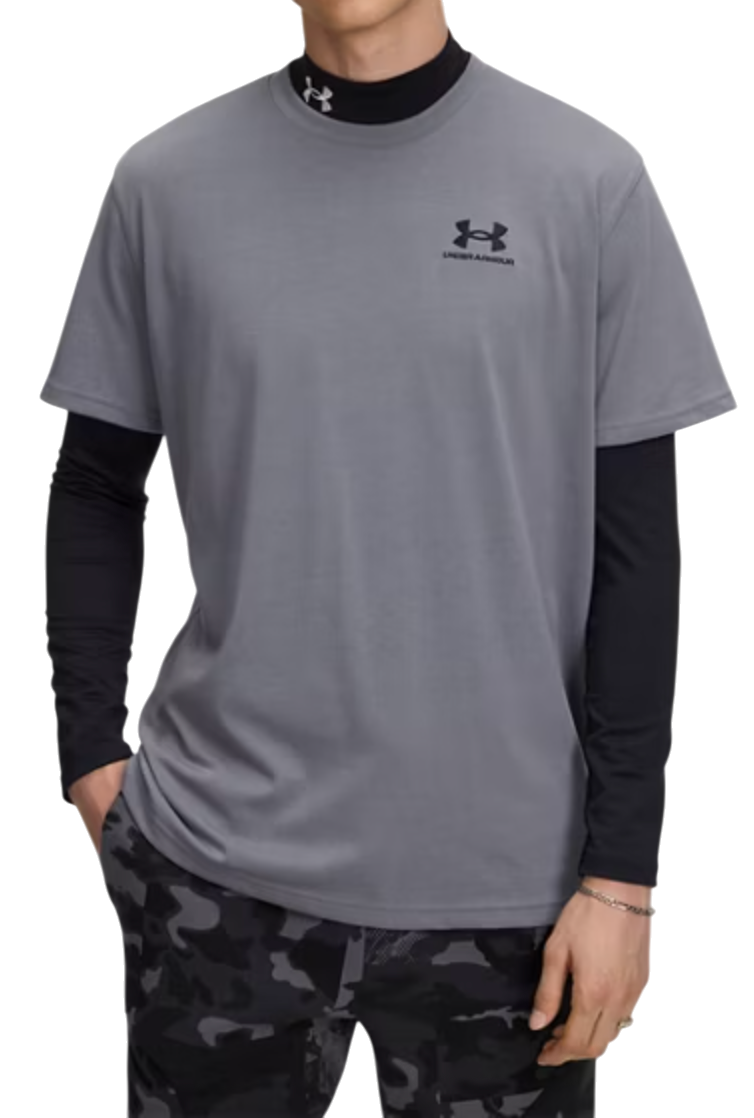 T-shirt Under Armour Under Armour M Logo Heavyweight Short Sleeve T-Shirt Grå | 1373997-024