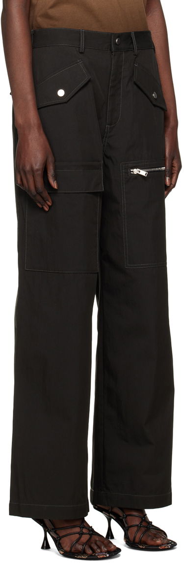 Bukser Dion Lee Slouchy Cargo Pants Sort | C2113R23, 1