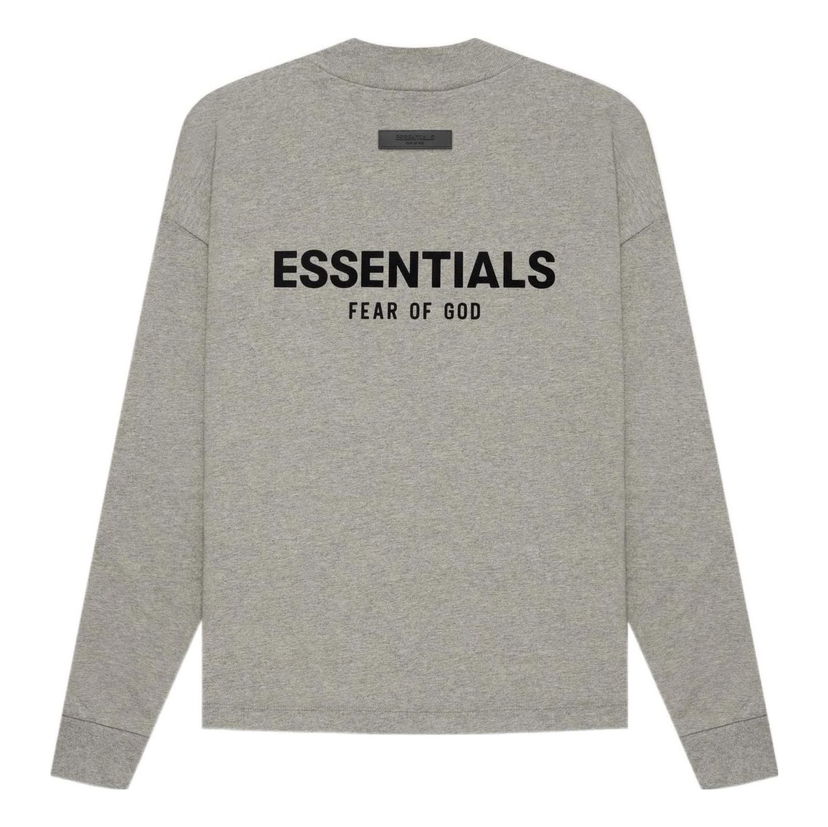 Sweatshirt Fear of God Essentials Long Sleeve T-Shirt Grå | FOG-SS22-609