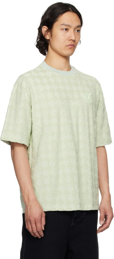T-shirt AMIRI AMIRI MA Quad Toweling Oversized T-Shirt Grøn | AMJYTE1174, 1