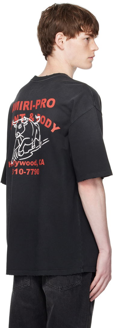 T-shirt AMIRI AMIRI Bull Oversized T-Shirt Sort | AMJYTE1229, 2