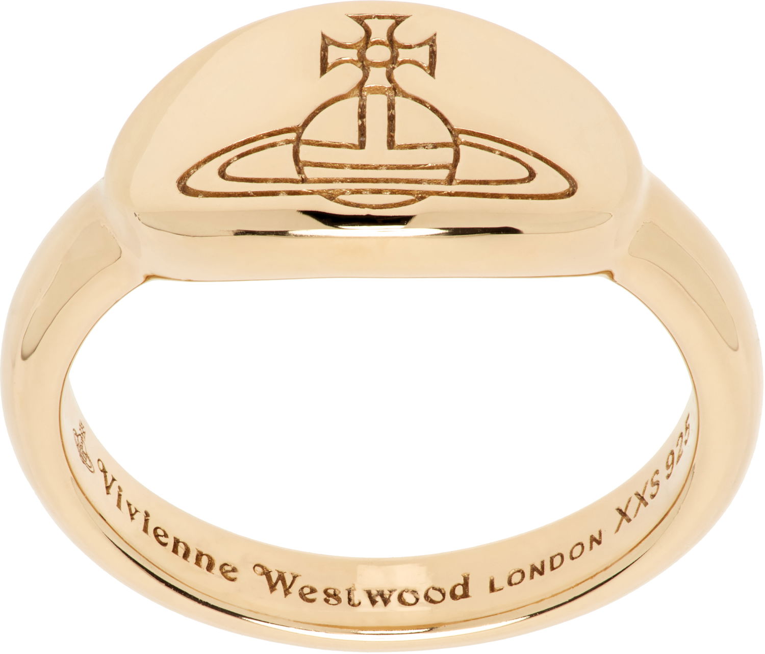 Ring Vivienne Westwood Ring Gold Tilly Metalisk | 64020012-01R001-, 0