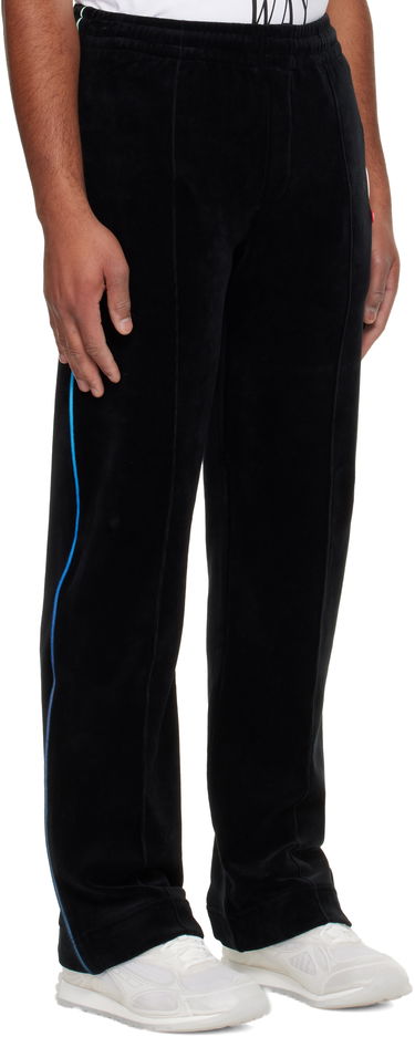 Joggingbukser Casablanca Gradient Piping Velour Track Pants Sort | M-AW25-JTR-300-01, 1
