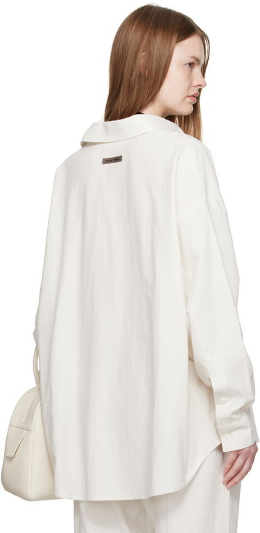 Skjorte Fear of God Fear of God ESSENTIALS Relaxed Shirt Hvid | 186SP255524FW, 2