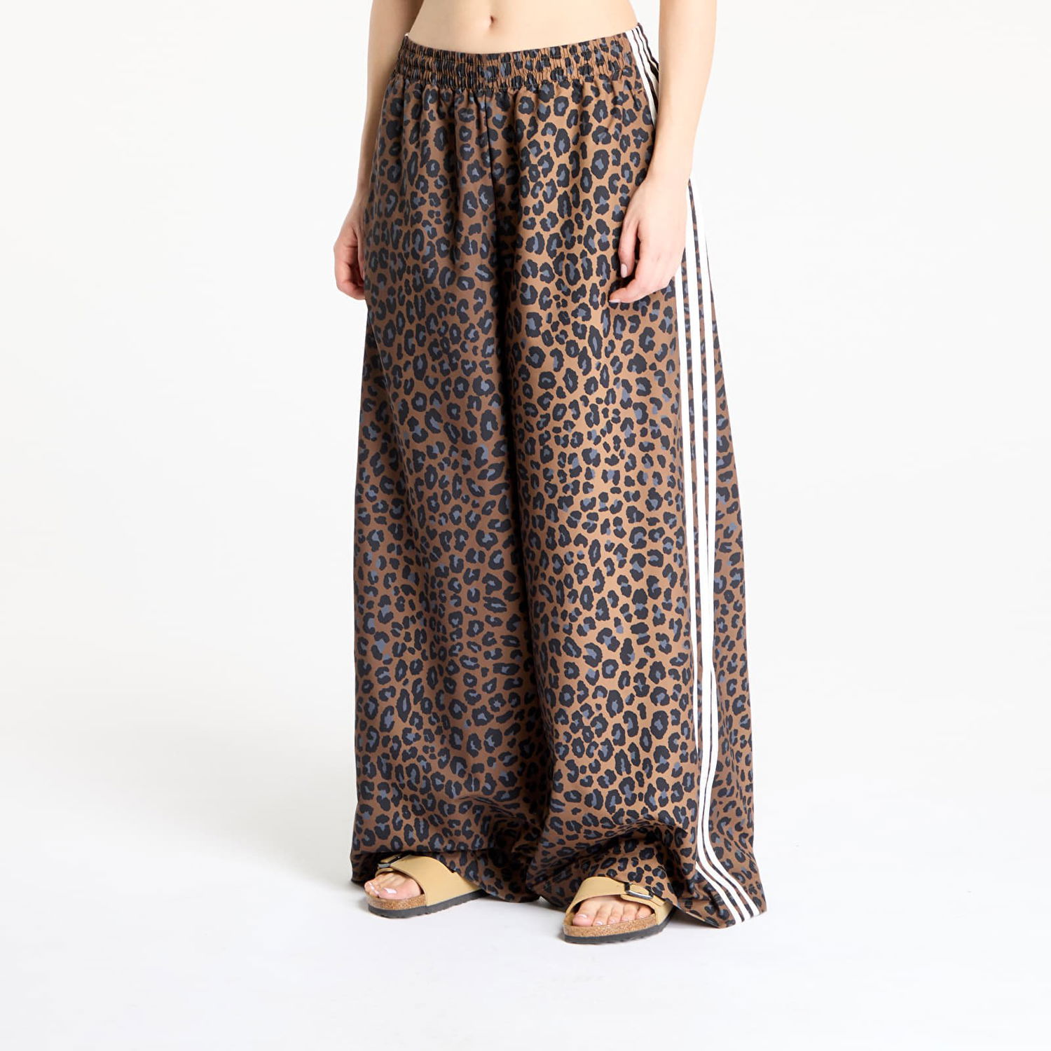 Joggingbukser adidas Originals adidas Firebird Leopard Oversized Track Pants Brun | JW7302, 0