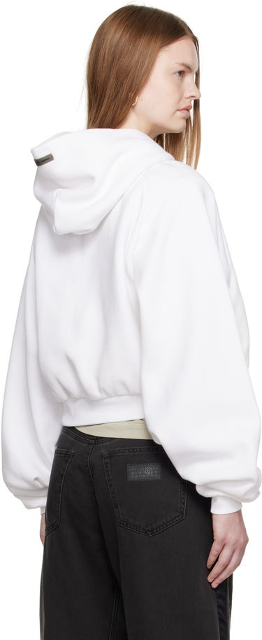 Sweatshirt Fear of God ESSENTIALS Fleece Raglan Hoodie Hvid | 192SP257824FW, 2