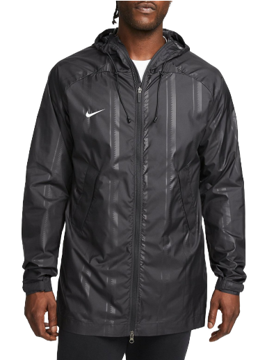 Vindjakke Nike Storm-FIT Academy Pro Hooded Graphic Football Rain Jacket Sort | dv9289-010