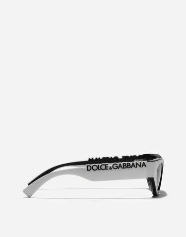 Solbriller Dolce & Gabbana Dg Logo Sleek Cat-Eye Sunglasses Grå | VG601GVN5879V000, 2