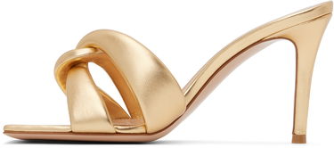 Sneakers og sko Gianvito Rossi Amour Heeled Mules Metalisk | G10012-85RIC-NPS, 2