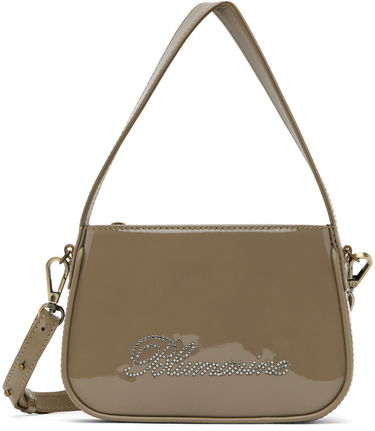 Håndtaske Blumarine Small Rhinestone Shoulder Bag Beige | P344W002A, 0