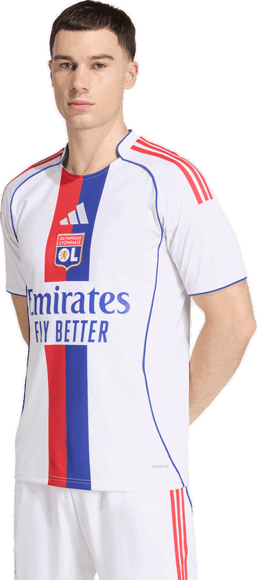 Jersey adidas Performance Olympique Lyonnais 25/26 Home Jersey Hvid | JD1396, 4