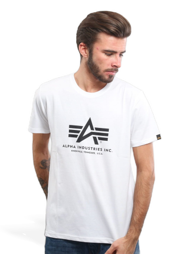 T-shirt Alpha Industries Basic Tee Hvid | 100501 / 09