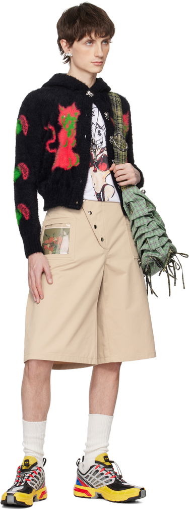 Shorts Chopova Lowena Chopova Lowena Miller Wallet Shorts Beige | 4078, 3