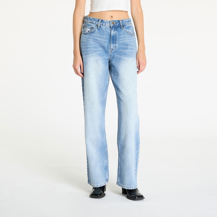 Jeans Karl Kani Pants OG Five Pocket Straight Leg Denim Vintage Blå | 61000014
