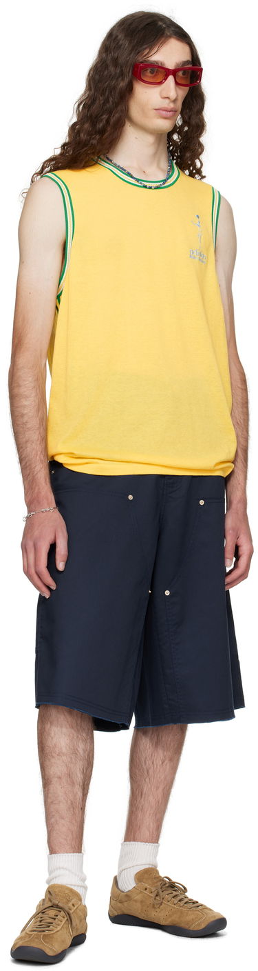 Tanktop Wales Bonner Wales Bonner adidas Originals Edition Jab Tank Top Gul | JY6077, 3