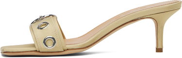 Tilbehør Aeyde Aeyde Ilvy Eyelet Grosgrain Mules Beige | A11-HS-GAIS55TB188-SS25-957-069, 2