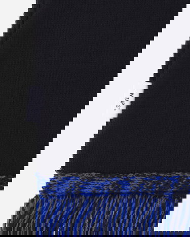 Tørklæde WTAPS Knitted Fringe Scarf Sort | 242MADT-AC01 001, 4