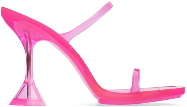 Skopleje Amina Muaddi Amina Muaddi Brito Slipper Heeled Sandals Lyserød | 11S333534BRI, 0