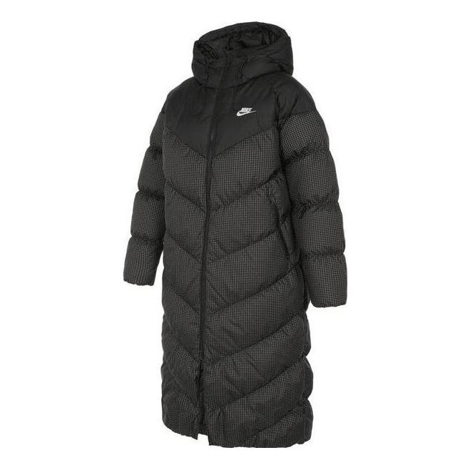 Parka Nike Sportswear Loose Fit Long Down Parka Sort | FD8213-010, 0