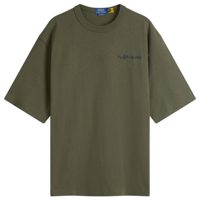 T-shirt Polo by Ralph Lauren Relaxed Fit Embroidered Logo T-Shirt Grøn | 710961137001