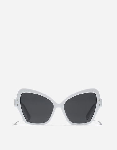 Solbriller Dolce & Gabbana Dolce & Gabbana DG Sharped Sunglasses Hvid | VG446AVP2879V000, 0