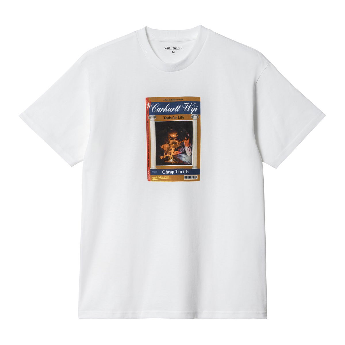 T-shirt Carhartt WIP Cheap Thrills T-Shirt Hvid | I032885_02_XX, 0