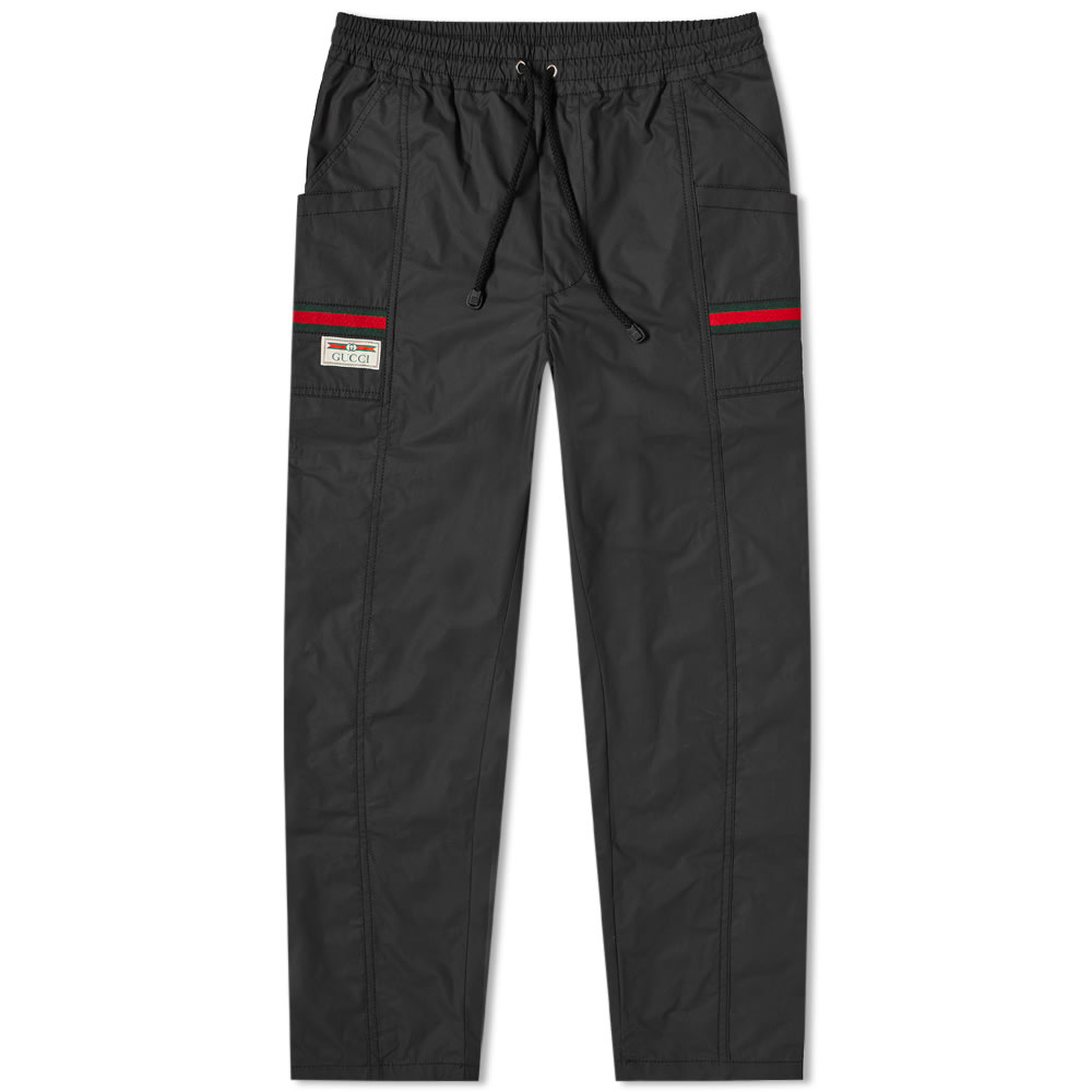 Cargo bukser Gucci GRG Stripe Vintage Tech Pants Sort | 604171-XDBCH-1043, 0
