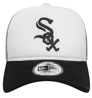 Kasket New Era Cap Chicago White Sox 9Forty Trucker Black/ Gray Hvid | 60503528, 3