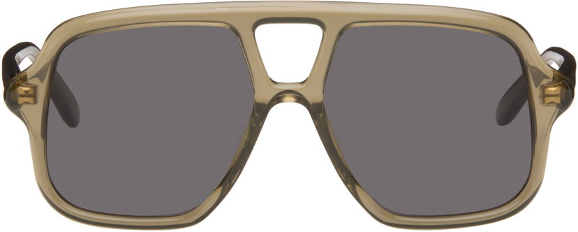 Solbriller Loewe Loewe Aviator Slim Sunglasses Grøn | LW40161UM5496A 840126861228