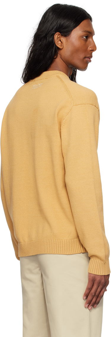 Sweater MAISON KITSUNÉ Maison Kitsuné Dressed Fox Intarsia Sweater Gul | OM00802KT1030, 2
