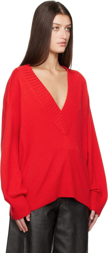 Sweater Loulou de Saison Loulou de Saison Sage V-Neck Sweater Sort | SAGE, 4