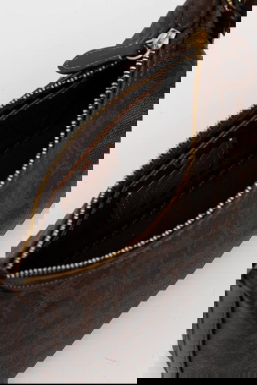 Skuldertaske Coach Juliet Monogram Crescent Shoulder Bag Brun | CAM26, 4