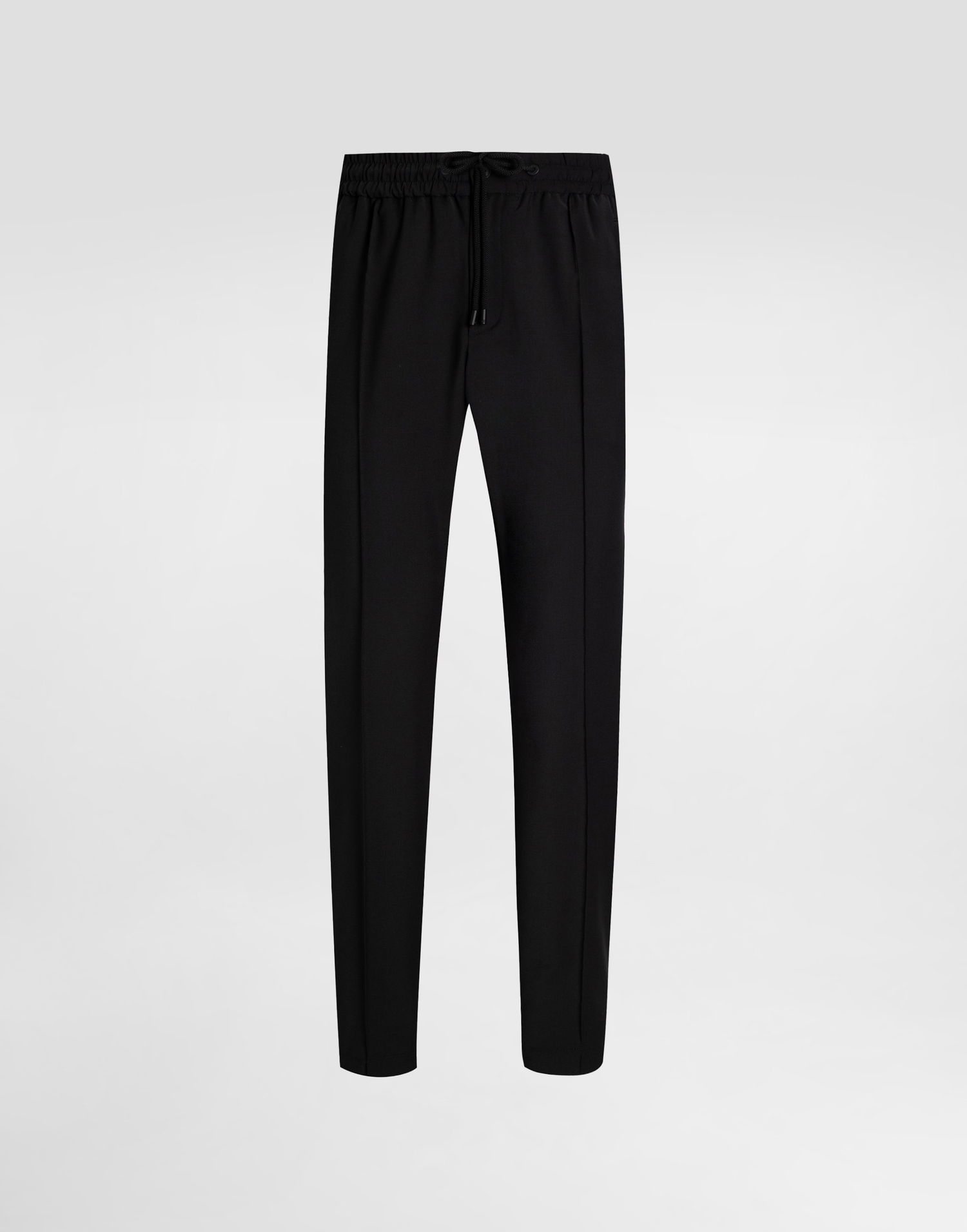 Joggingbukser Dolce & Gabbana Dolce & Gabbana Wool Canvas Joggers 52 Sort | GP147TFURK8N0000, 0